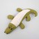Textile toy "crocodile" with a squeak, 30 cm, green