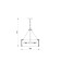 Suspended lamp 60W, 6XE14, 42x45x45 cm, brass