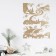 Interior sticker with sparkles "Landscape", 29.7 x 42 cm, New Year