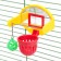 Bird toy "Basketball Ring", 9.5 x 11 x 6 cm (ball 2.5 cm, basket 4.6 cm)