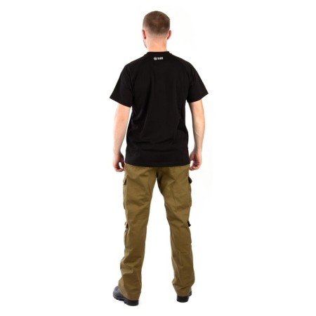 T-shirt 7.62 LOGO, cotton, black, rr XS-5
