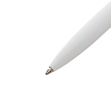 Automatic ball handle, 1.0 mm, BrunovisConti San Remo, blue rod, white metal case Soft Touch, in a tube-4