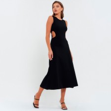 Women's dress, black color, size 44-46 (l)