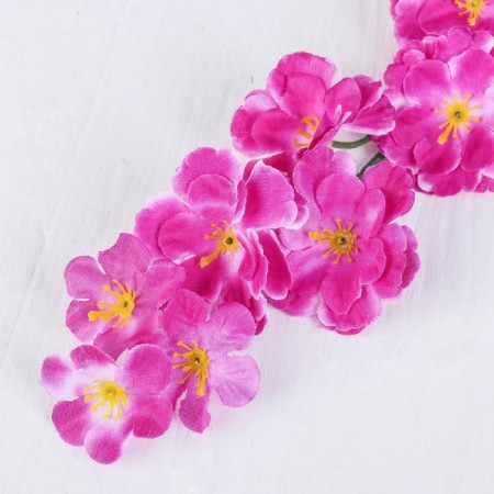 Flowers artificial "Sakura branch" 70 cm, purple-1