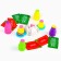 New Year's board game for speed "Colored caps", 30 cards, 32 caps