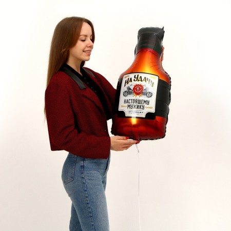 Foil ball 29 "for good luck", a bottle, with a substrate-3