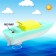 Super Speed ​​boat, works on batteries, mix color