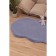 Plush mat Sofi de Marko, size 60x90 cm, purple color