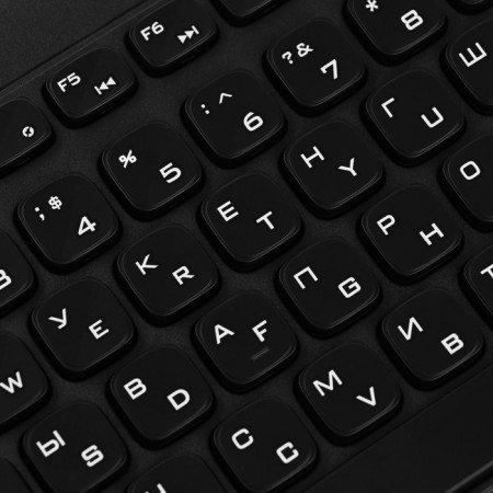 The keyboard Sima-Land SL-02, membrane, island, 104 keys, USB, 1.5 m, black-2