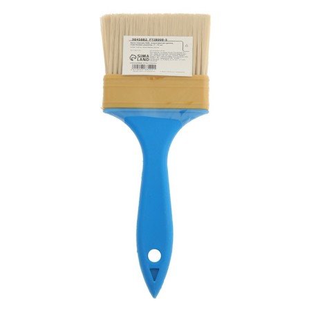 Brush flat promo, artificial bristles, plastic handle, 3 ", 75 mm-5