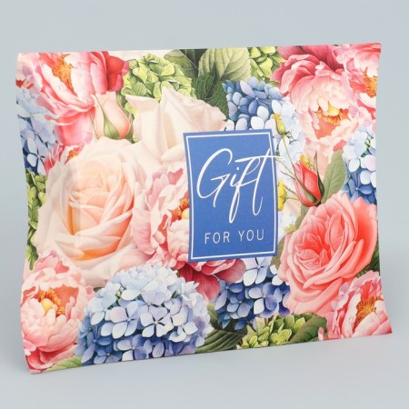 Gift Figure Gift, packaging, “Bright flowers”, 11 x 8 x 2 cm-1