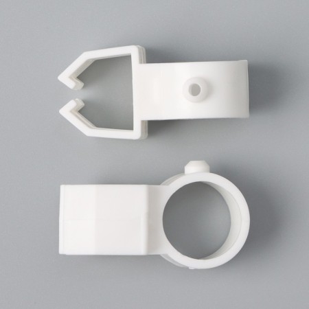 Binide cornice, 180 cm, d = 2.8 cm, white color-5
