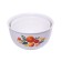 A set of 2 ceramic salad bowls with silicone covers, 1.2/2.2 l