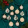 Set of balls plastic D-6 cm, 12 pcs "Winter music" Christmas tree, gold