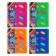 Notepad on the crest A6, 100 sheets, line, plastic cover, with "leaves" separators, mix