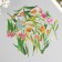 Stickers for creativity PLC PVC "Tulips" set 40 pcs 9x10.5 cm