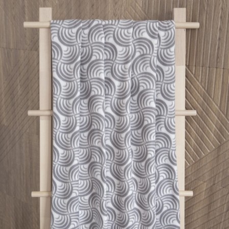 Fleet blanket "Shells", size 100x118 cm-5
