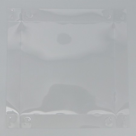 Cookie box, confectionery packaging with PVC lid, “best teacher”, 18 x 18 x 3 cm-7