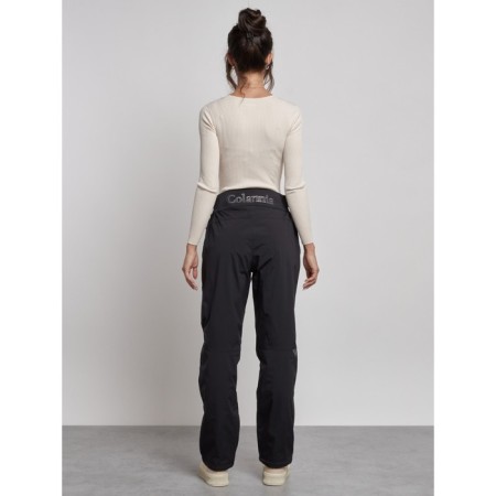 Trousers insulated sports female winter, size 44, black color-3