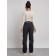 Trousers insulated sports female winter, size 44, black color