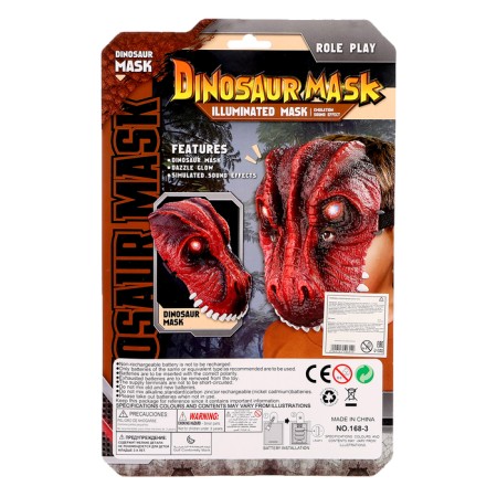Dinosaur's mask "Jurassic period", color mix-8