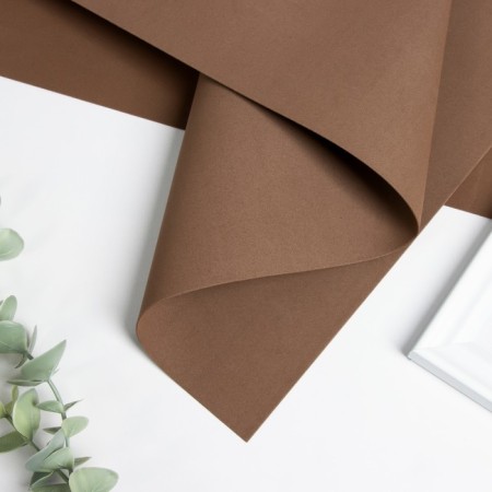 Foamiran matte 50x50cm 1 mm, brown