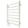 The electric heated towel "Sanprise" Aurora P8, 500x800 mm, left, white