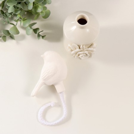 Aromadiffuzer Ceramics "White Sparrows at a vase with a rose" 6.7x9.5x18, 8 cm-4