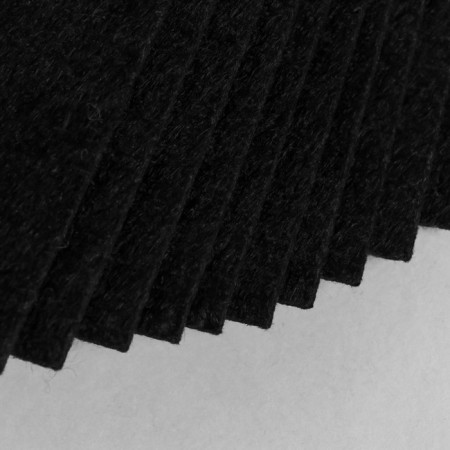 Hard felt 2mm 20x30 cm ts.659 black-1