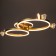 Causte "Trio butterflies" 54W LED 6000K gold 65x45x10cm Bayerlux
