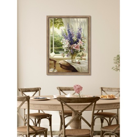 Reproduction of the picture "Manor II", 50x70 cm, frame 56-014-3