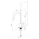 MILARDO MEAL M01SB0FM05 kitchen mixer, pour 241 mm, flexible surge, chromium