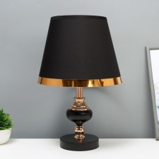 Glykeria table lamp E27 40W black and gold 25x25x40 cm