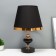 Glykeria table lamp E27 40W black and gold 25x25x40 cm
