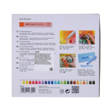 Pastel Dry Artistic Soft Faber-Castell Gofa 24 Colors 128324-4
