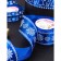 Satsis tape "Snowflakes", 50 mm × 23 ± 1 m, blue color No. 122