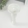 Glass of glass per 1 candle "Anita" White D = 2 cm 10x10x21.5 cm