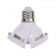 Ecla adapter, from the basement E27 to 2he27, white