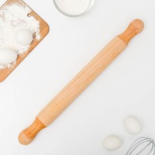 Rockbrush wooden shade, 50 × 5 cm, with curly handles
