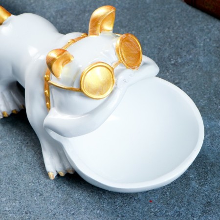 Buldog candidate stand white 16x27cm-3