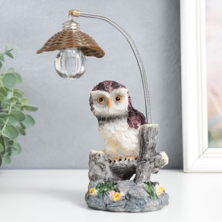 Souvenir Polystone Light "Filin under the flashlight" 8x7.5x19.5 cm-1