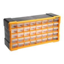 Storage system DEKO DKTB14, 40 drawers 52 x 38 x 135 mm, 500 x 160 x 250 mm
