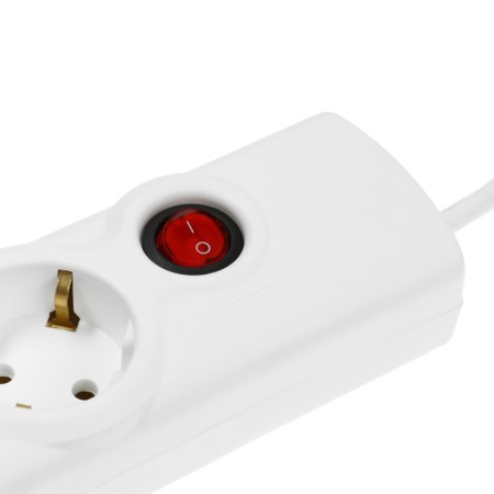 Luazon Lighting network filter, 5 outlets, 1.5 m, 3500 W, 3x1 mm2, 16 A, 220 V, with a fuse, white-4