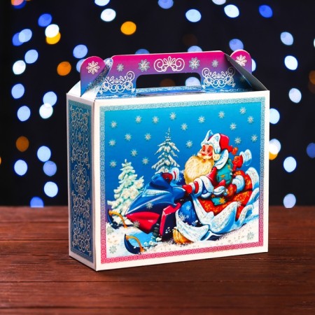 Gift box "Happy New Year!" 17.3 x 6.5 x 15 cm-1