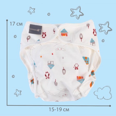 Reusable diaper "houses", size L-3
