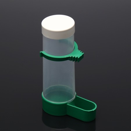 Drive/bird feeder with a lid of 4 x 13 cm, 150 ml, green-4
