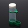 Drive/bird feeder with a lid of 4 x 13 cm, 150 ml, green