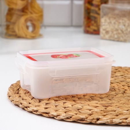 Food container “Lock Decor”, 750 ml, with a sealed lid, mix color