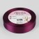 Satin tape, 20 mm × 23 ± 1 m, eggplant color No. 252