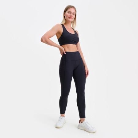 Women's suit Adidas (TOP/Leggings), black color, size L-6